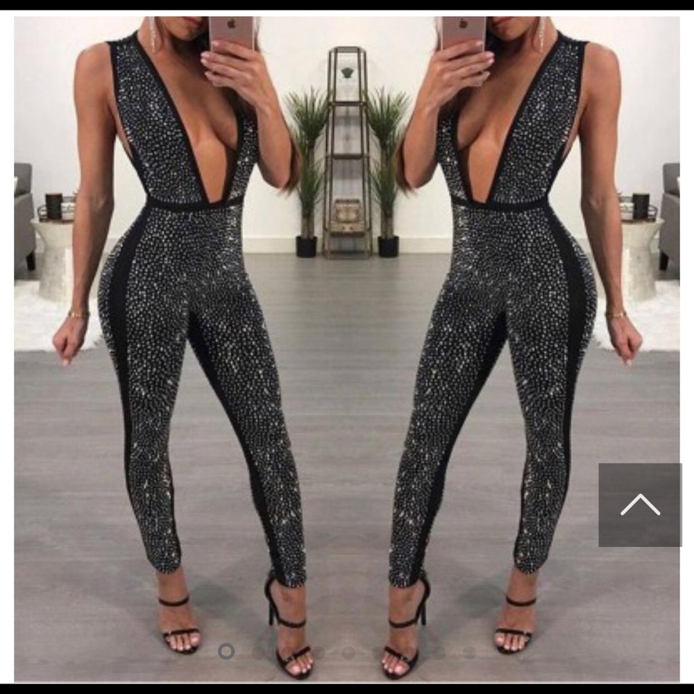 Studded jumpsuit